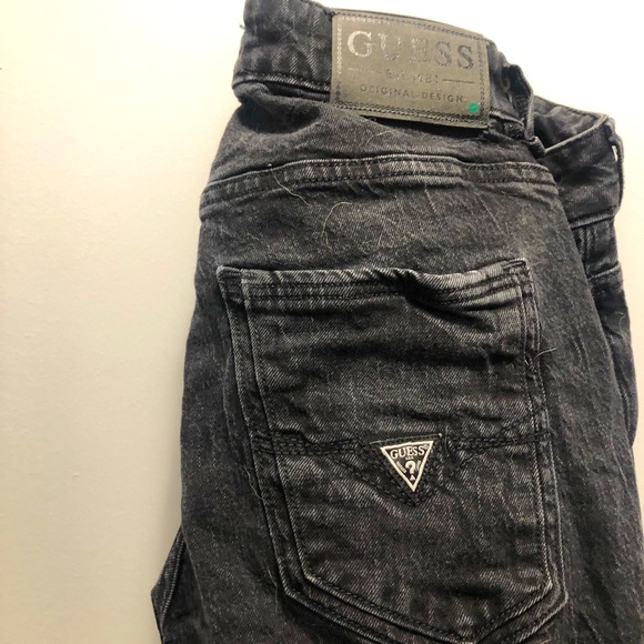 Men’s guess black jeans size 30 , skinny fit - Picture 1 of 5